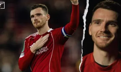 Andy Robertson Liverpool Frontkick