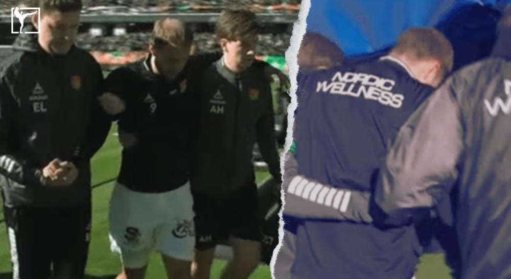 Gustav Lundgren skada Frontkick