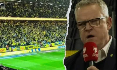 Janne Andersson svenska fotbollsfans Frontkick
