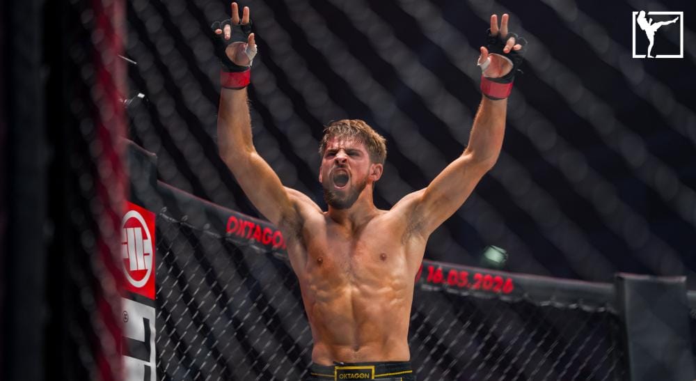 Liam Pitts win OKTAGON 87 Frontkick.online