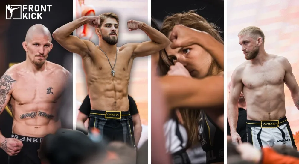 OKTAGON 87 MMA Liam Pitts Samuel Bark Josefine Knutsson Zebaztian Kadestam. Alexander Gustafsson. Frontkick.online