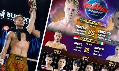 Sixten Larsson Max Muay Thai Frontkick thaiboxning