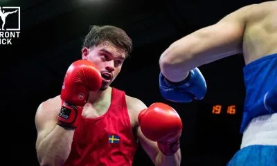 Aiden De Araujo boxningslandskampen i Stockholm Frontkick.online