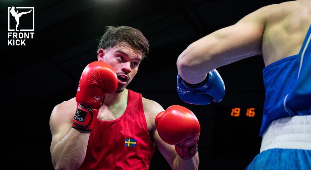 Aiden De Araujo boxningslandskampen i Stockholm Frontkick.online