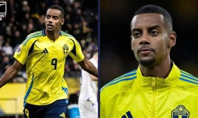 Alexander Isak fotboll Svenska landslaget Frontkick.online
