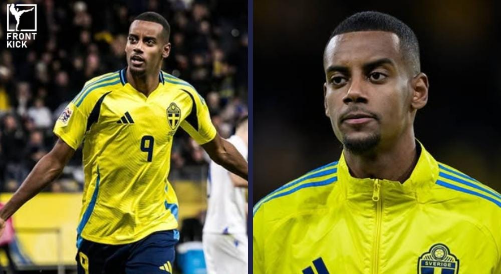 Alexander Isak fotboll Svenska landslaget Frontkick.online