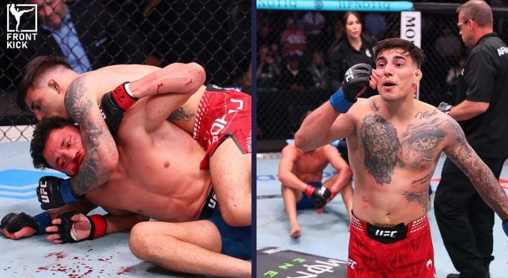 Bernardo Sopai UFC-vinst Frontkick.online