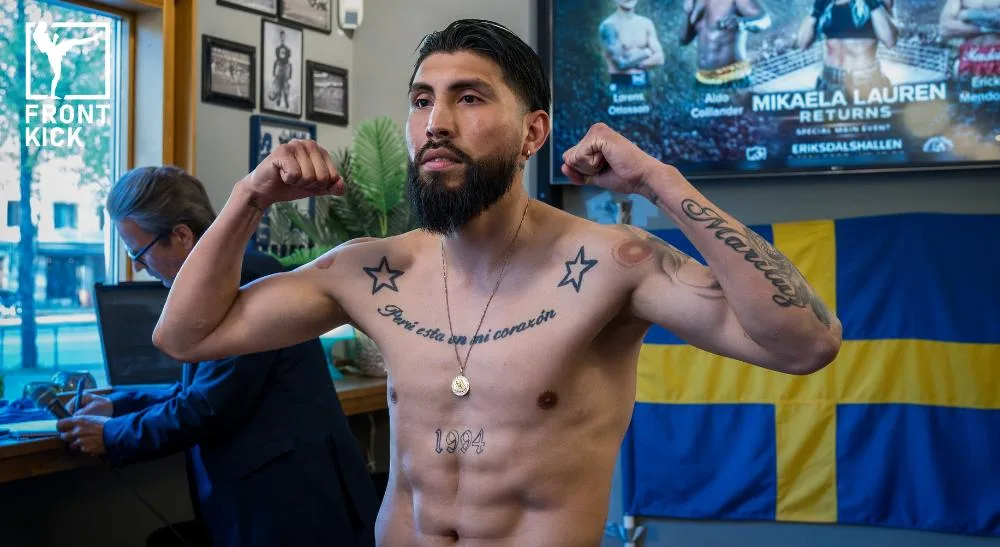 Erick Mendoza Stockholm Fight Night Frontkick.online