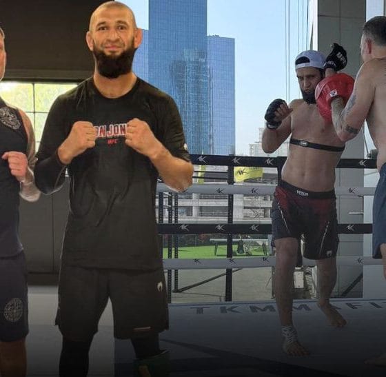 Joakim Karlsson Khamzat Chimaev UFC MMA Frontkick
