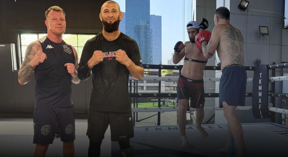 Joakim Karlsson Khamzat Chimaev UFC MMA Frontkick