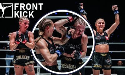 Johanna Persson Martyna Domińczak Muay Thai Thaiboxning ONE Championship Frontkick.online