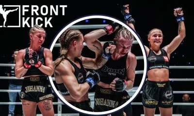 Johanna Persson Martyna Domińczak Muay Thai Thaiboxning ONE Championship Frontkick.online