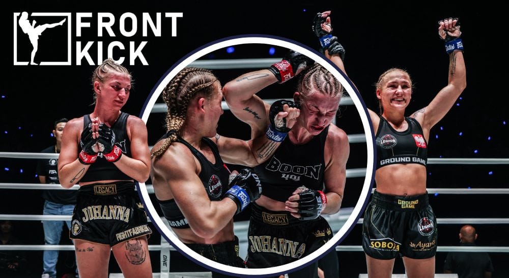 Johanna Persson Martyna Domińczak Muay Thai Thaiboxning ONE Championship Frontkick.online