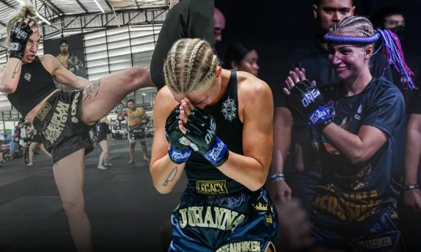 Johanna Persson ONE Championship Frontkick