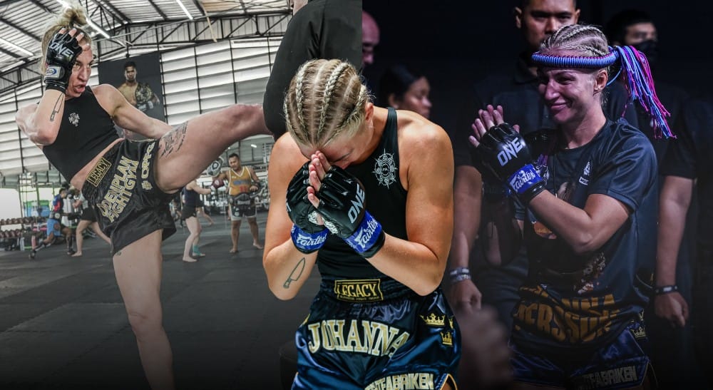 Johanna Persson ONE Championship Frontkick