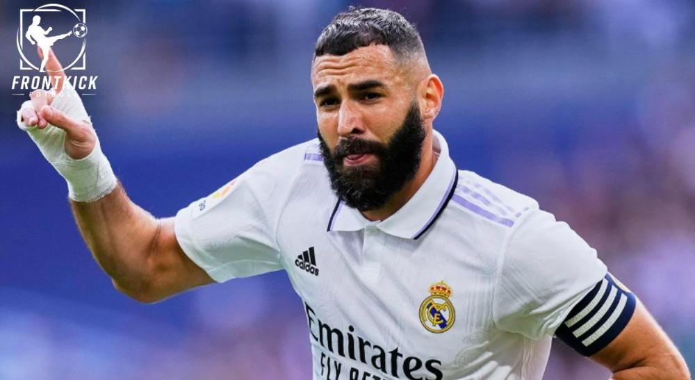 Karim Benzema fotboll Frontkick.online