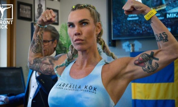 Mikaela Laurén Stockholm Fight Night Frontkick.online