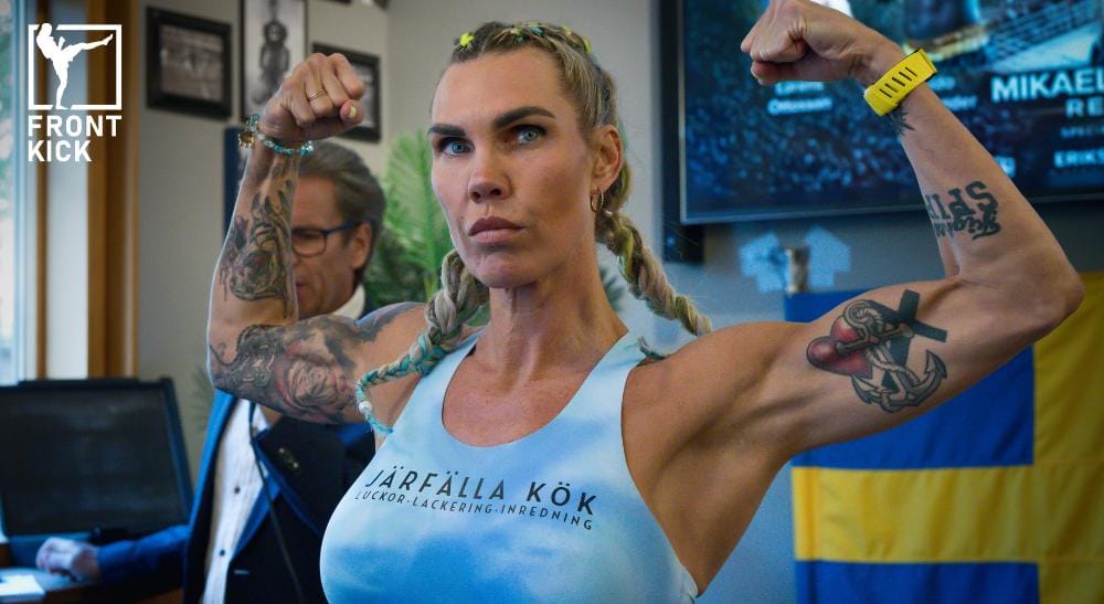 Mikaela Laurén Stockholm Fight Night Frontkick.online