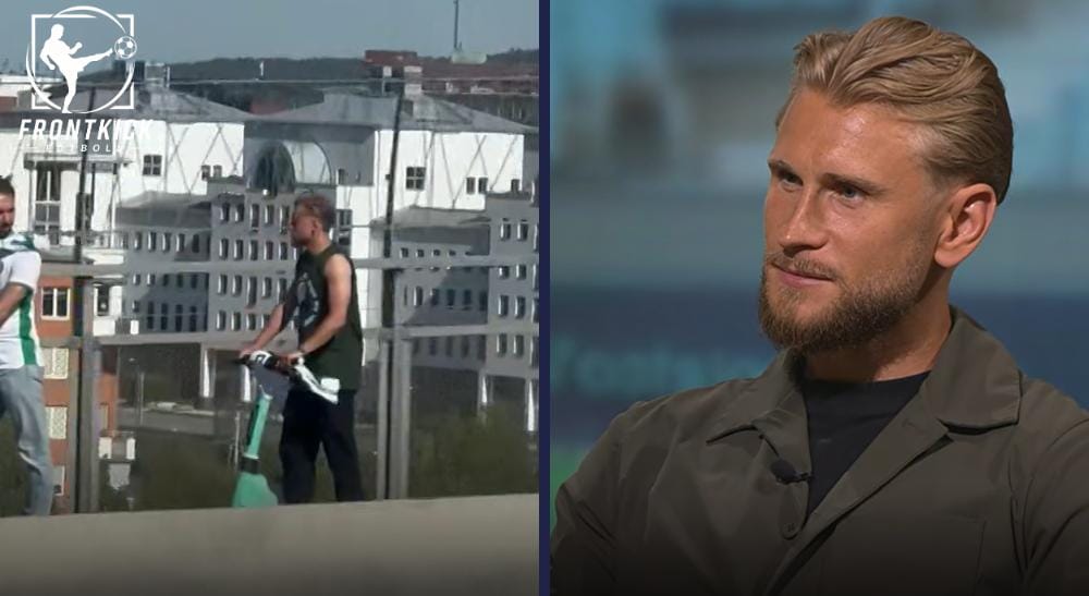 Simon Strand talar ut Frontkick