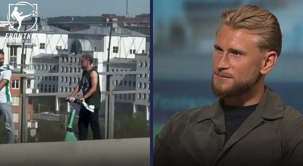 Simon Strand talar ut Frontkick
