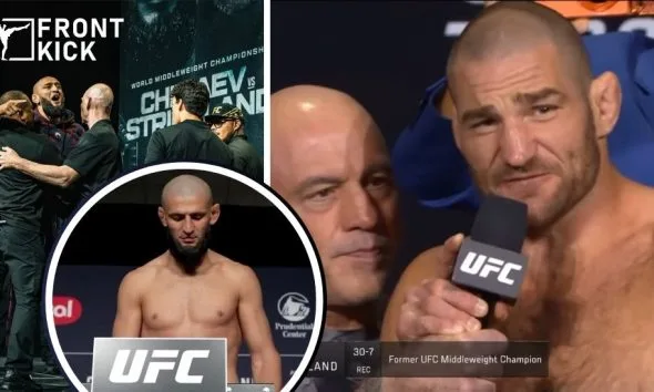 UFC 328 Khamzat Chimaev fusk Sean Strickland Frontkick.online