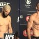 invägningen inför UFC 328 Frontkick.online