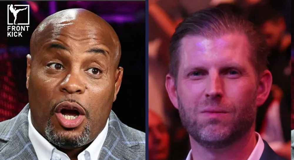 Daniel Cormier och Eric Trump Frontkick