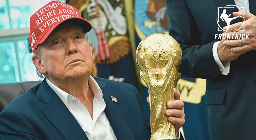 Donald Trump fotbolls-VM Frontkick