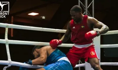 Elwin Belezika boxing Frontkick