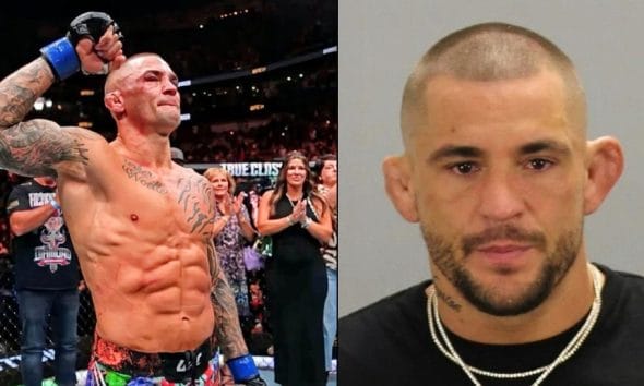 Frontkick Dustin Poirier MMA UFC