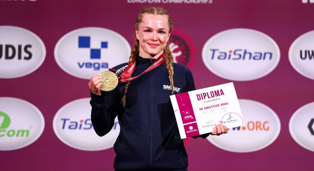 Frontkick Nova Bergman MMA EM Sverige Sweden UWW