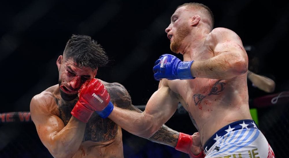 Frontkick Per Häljestam Justin Gaethje Ilia Topuria UFC White House