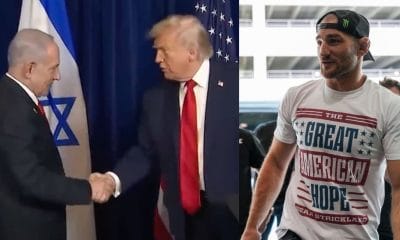 Frontkick Sean Strickland Donald Trump Benjamin Netanyahu UFC White House UFC Vita huset