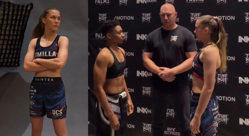 Frontkick Smilla Sundell MMA Tuff-n-Uff 154