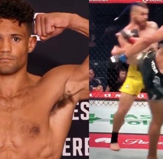 Frontkick Theodor Berggren UFC Baku Fernando Flores
