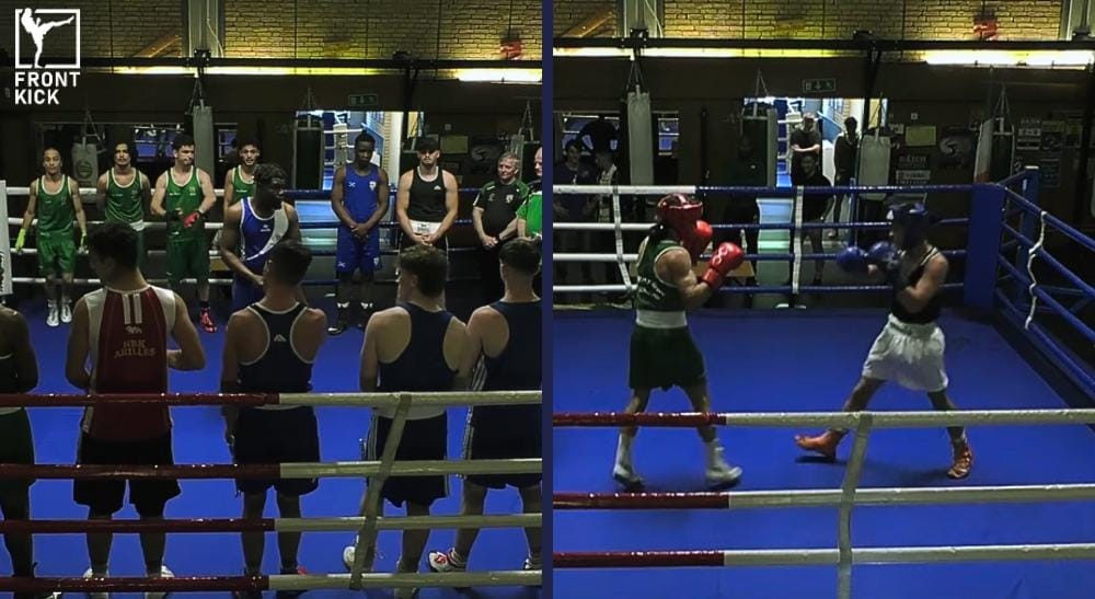Hammarby boxning Frontkick