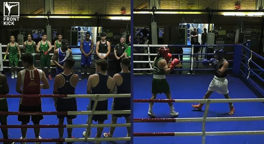 Hammarby boxning Frontkick