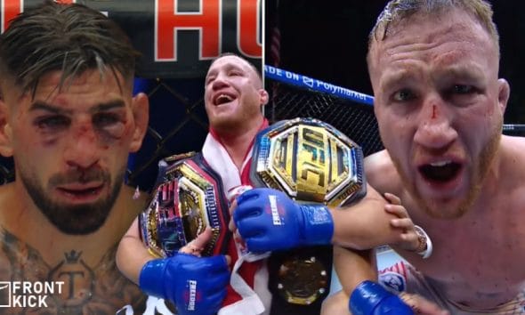 Justin Gaethje Ilia Topuria UFC White House Frontkick.online