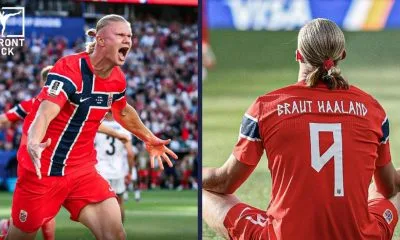 Norge fotbolls-VM Frontkick