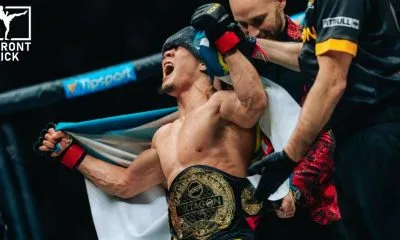 OKTAGON 89 fight Frontkick