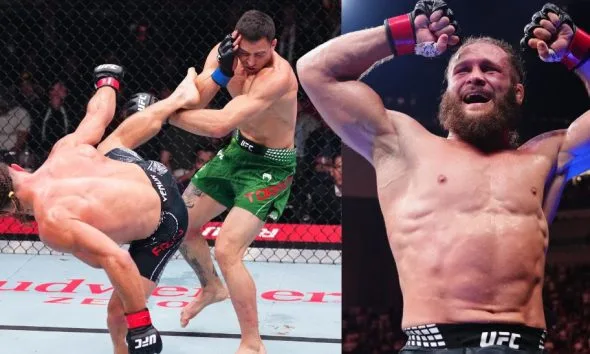 Rafael Fiziev Frontkick UFC Baku MMAMMA