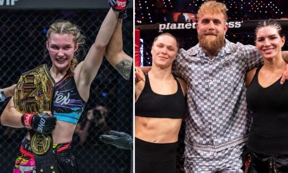 Smilla Sundell Jake Paul Netflix MMA Boxing Frontkick