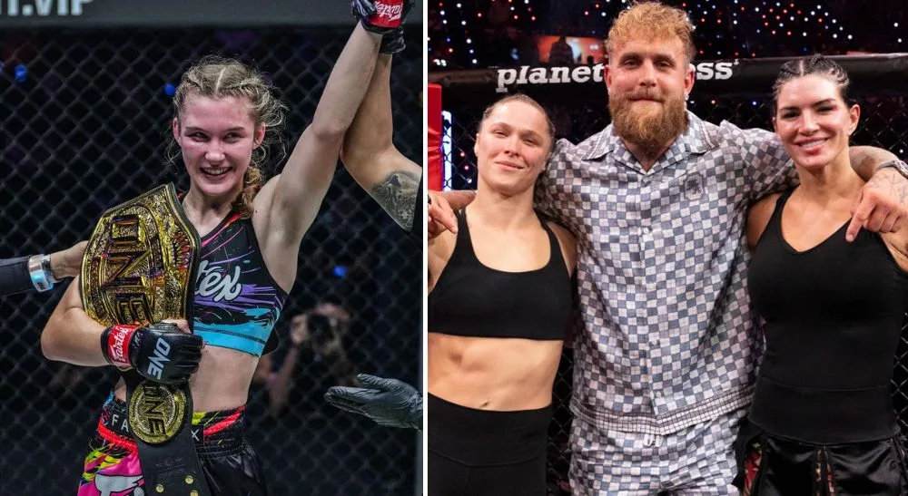 Smilla Sundell Jake Paul Netflix MMA Boxing Frontkick