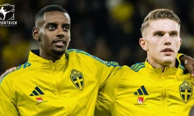 Svenska landslaget Alexander Isak Viktor Gyökeres Frontkick