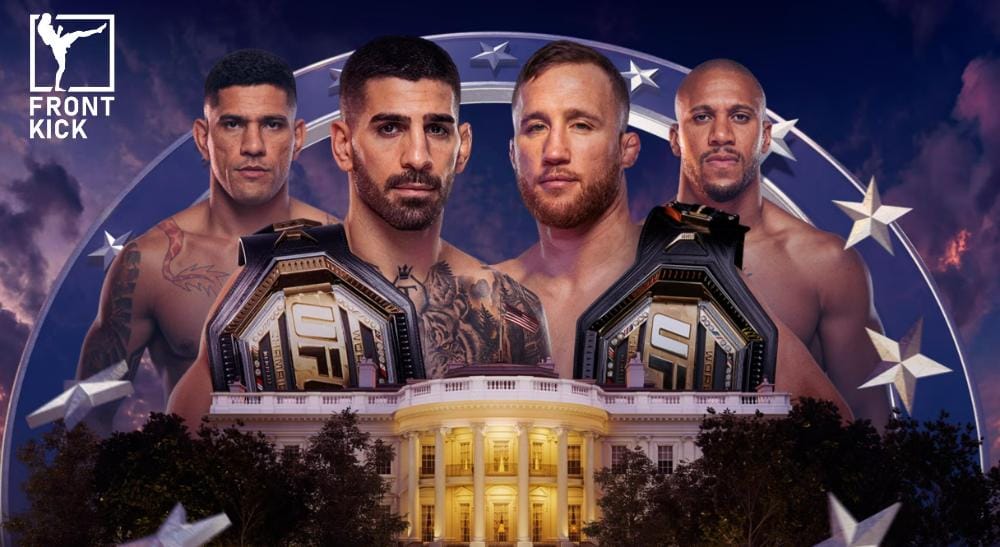 UFC Fredoom 250 Frontkick