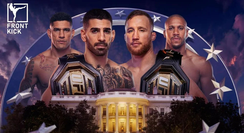UFC Fredoom 250 Frontkick