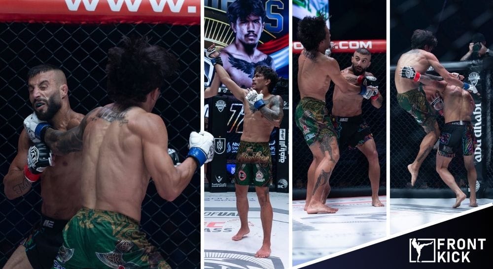 Ali Taleb Peter Danesoe MMA UAE Warriors 72 Abu Dhabi Frontkick.online
