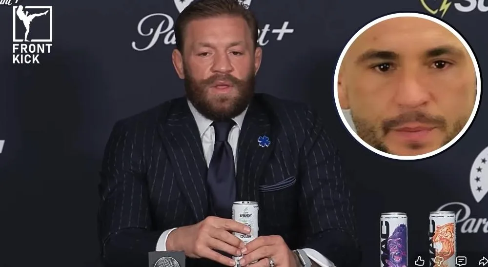 Conor McGregor och Dustin Poirier Frontkick.online