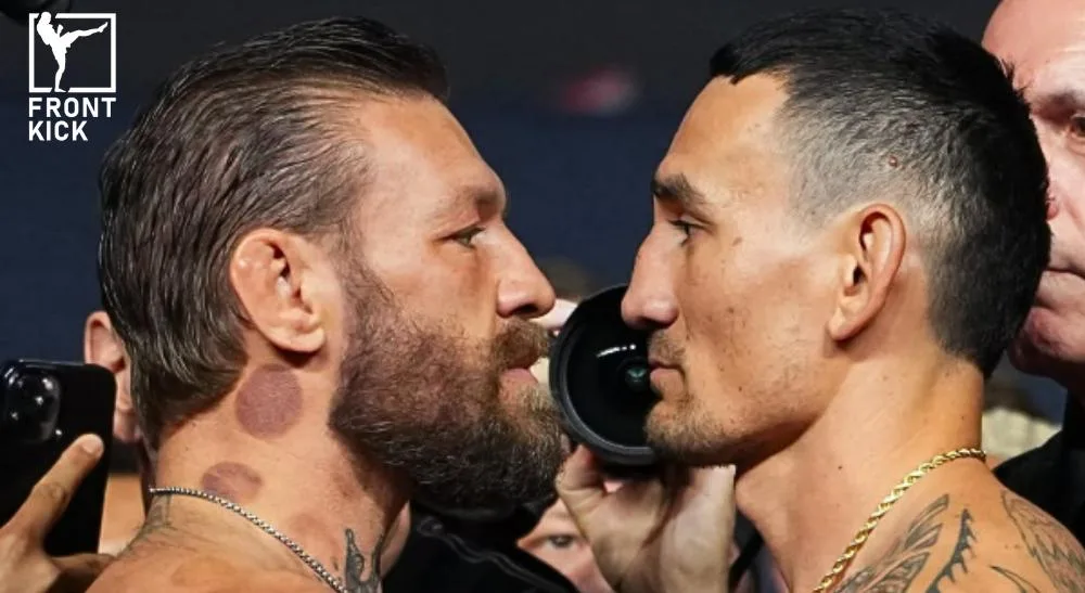 Conor McGregor och Max Holloway Frontkick.online