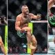 Conor McGregor skada UFC 329 FRONTKICK